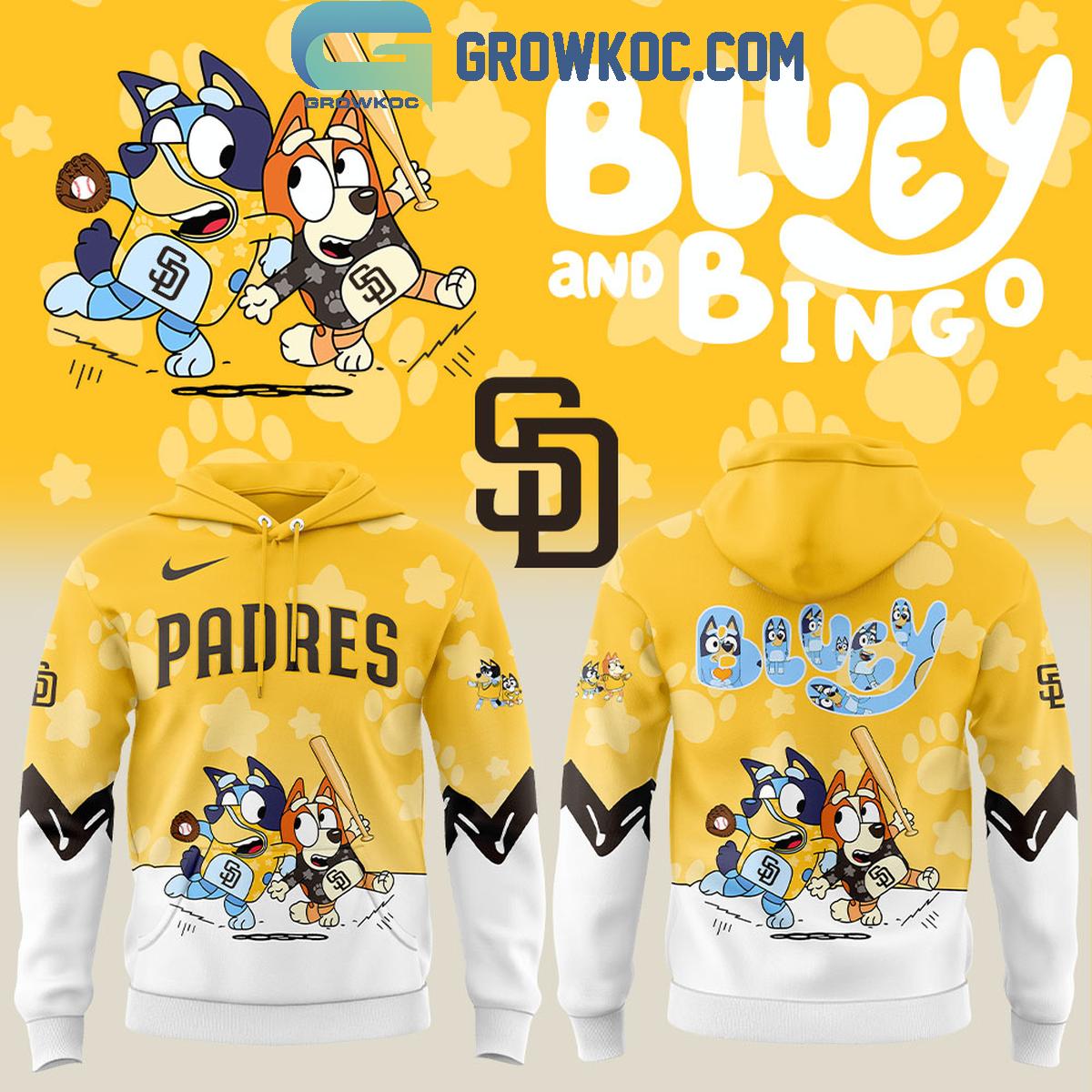 San Diego Padres Bluey And Bingo 2025 Hoodie Shirt 1 rgo5T