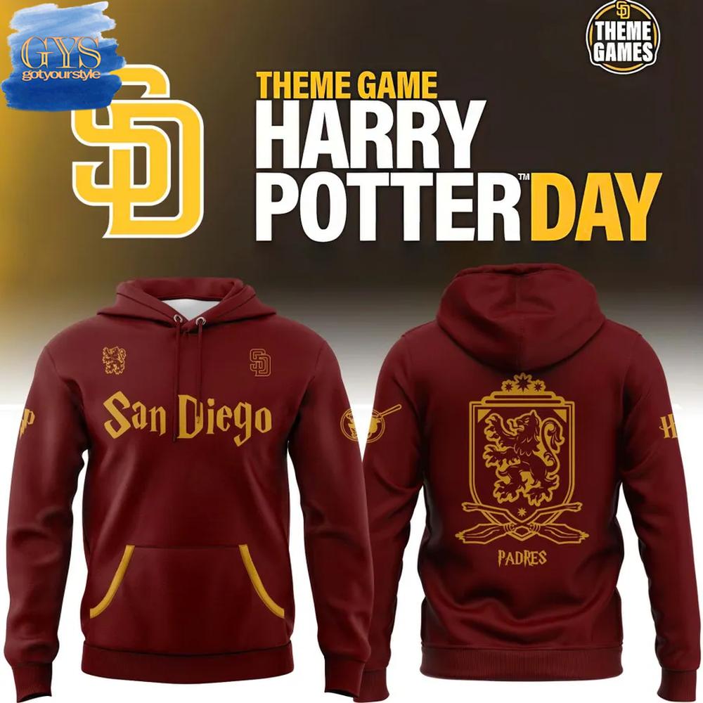 San Diego Padres Harry Potter Night Hoodie 2025 1