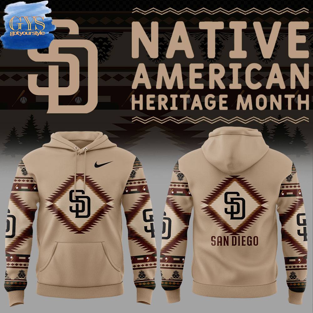 San Diego Padres Native American Heritage Month Limited Edition Hoodie 1