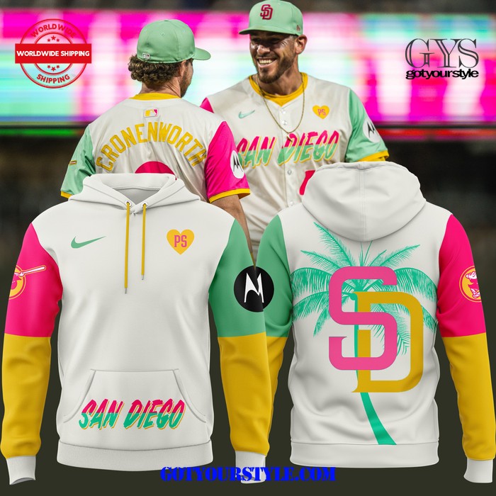 San Diego Padres Vacation Hoodie 1