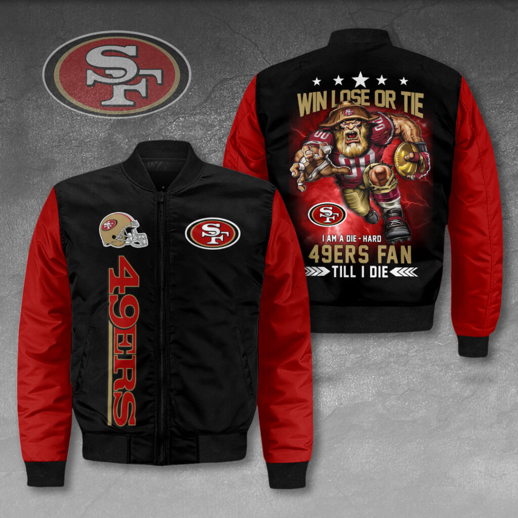 San Francisco 49ers Bomber Jacket HOATT12823 1024x1024 1