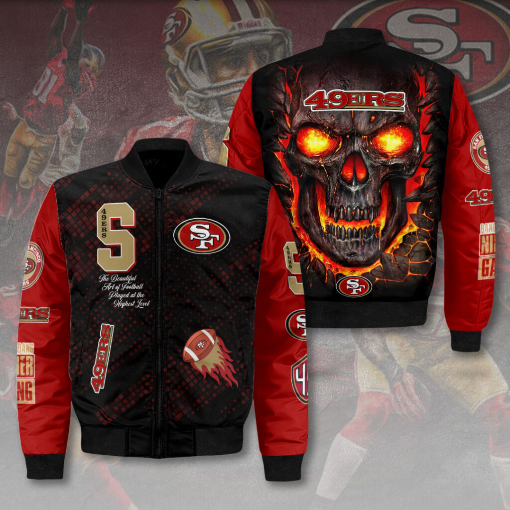 San Francisco 49ers Bomber Jacket VANDH2317 1024x1024 1
