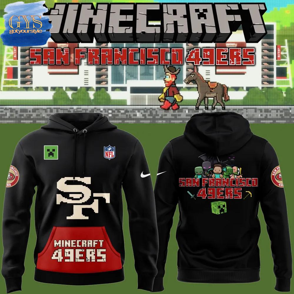 San Francisco 49ers x Minecraft Limited Edition Hoodie 1