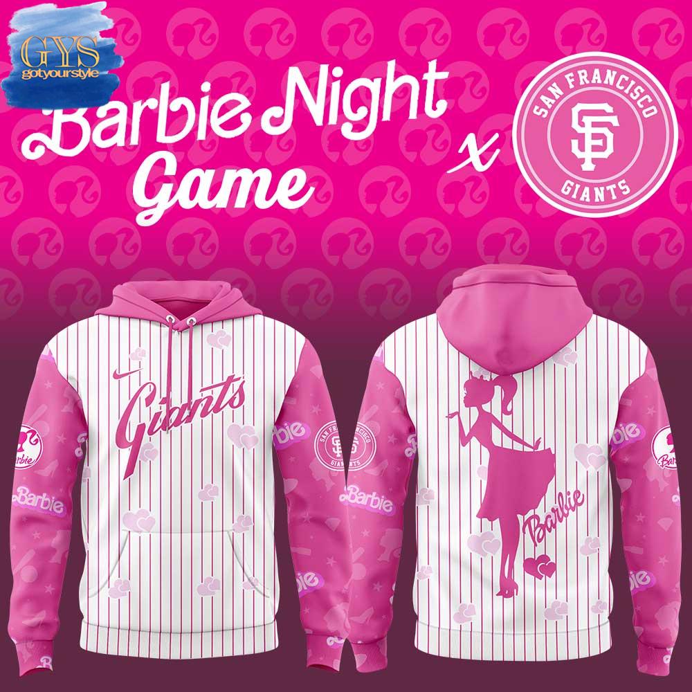 San Francisco Giants 2025 Barbie Game Night Hoodie 1