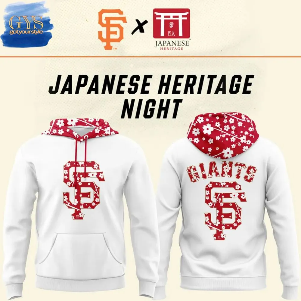 San Francisco Giants Japanese Heritage Special Limited Edition Hoodie 1