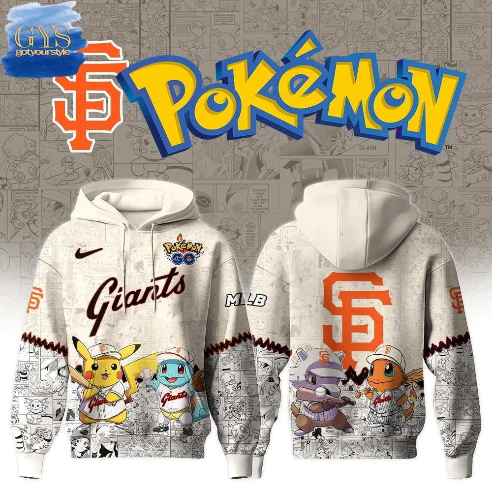 San Francisco Giants x Pokemon GO Special Edition Hoodie 1