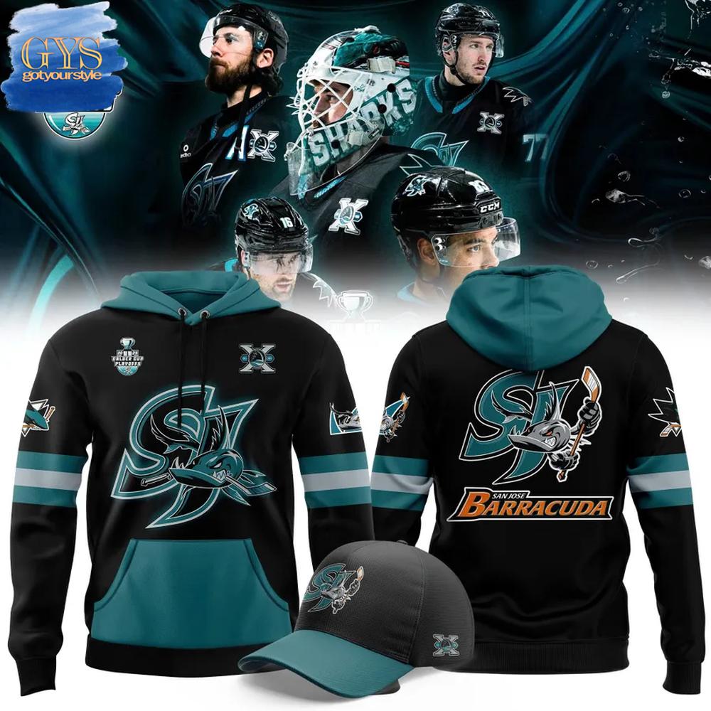 San Jose Barracuda Calder Cup Playoffs 2025 Hoodie 1
