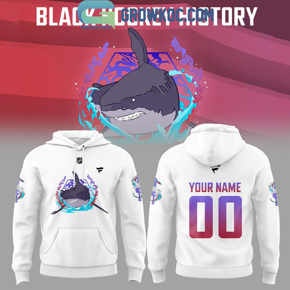 San Jose Sharks Black Hockey History Personalized Hoodie T Shirt 1 Ejlwa