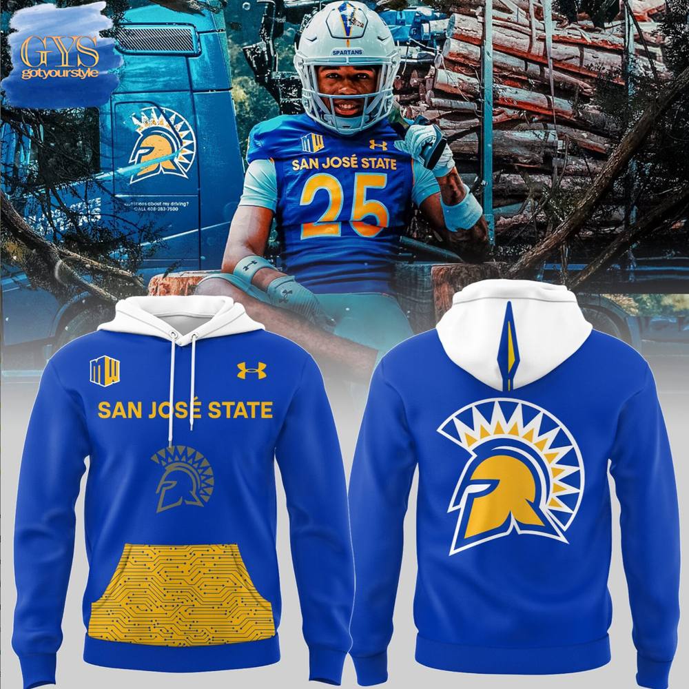 San Jose State Spartans NCAA 2024 Under Armour Limited Edition Hoodie 2