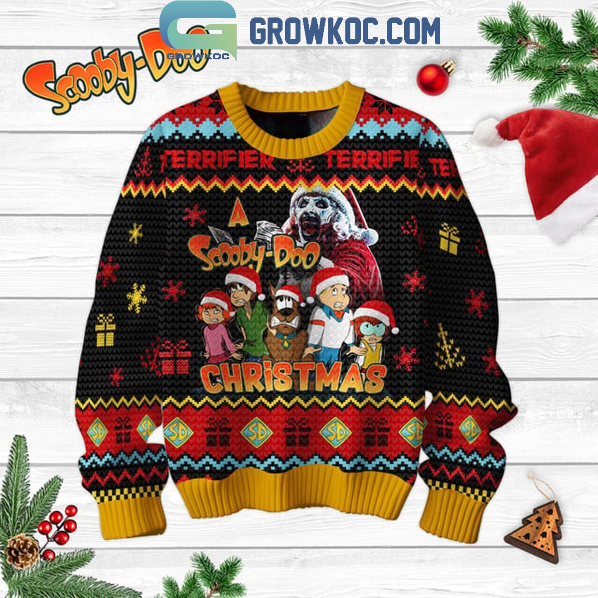 Scooby Doo Terrifier Merry 2024 Christmas Ugly Sweater 1 XRS1o
