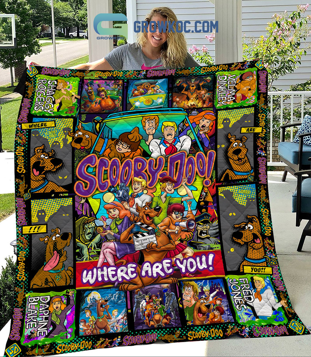 Scooby Doo Where Are You Velma Dinkley Fleece Blanket Quilt2B1 IQdN5