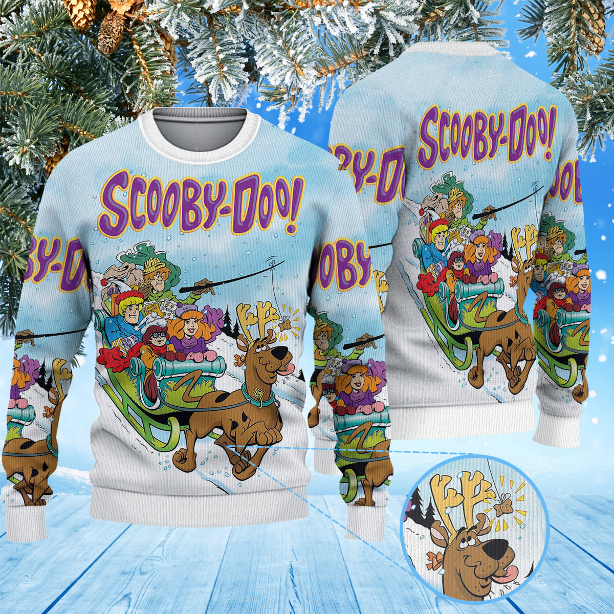 Scooby Doo Christmas Knitted Sweater mk 1