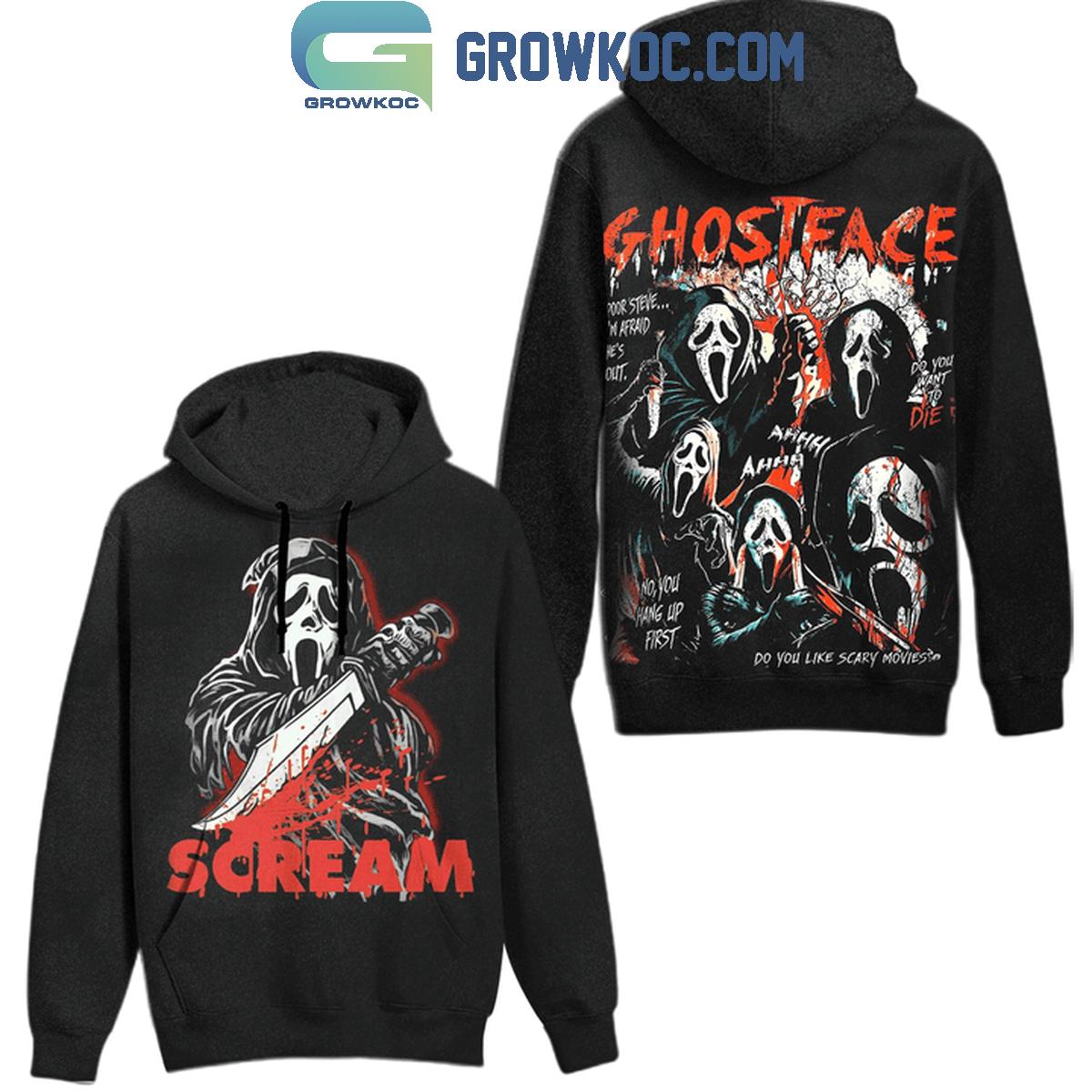 Scream Halloween Ghostface Poor Steve Im Afraid Hes Out Hoodie T Shirt 1 0qvXK