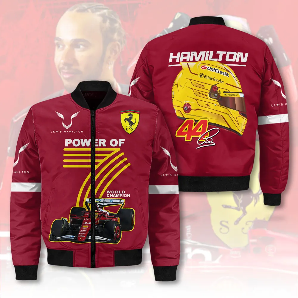 Scuderia Ferrari x Lewis Hamilton Bomber Jacket HOATT9694 Yuna