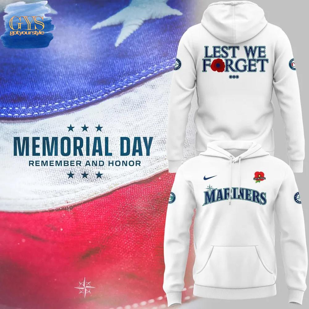 Seattle Mariners Memorial Day Limited Edition Hoodie 1
