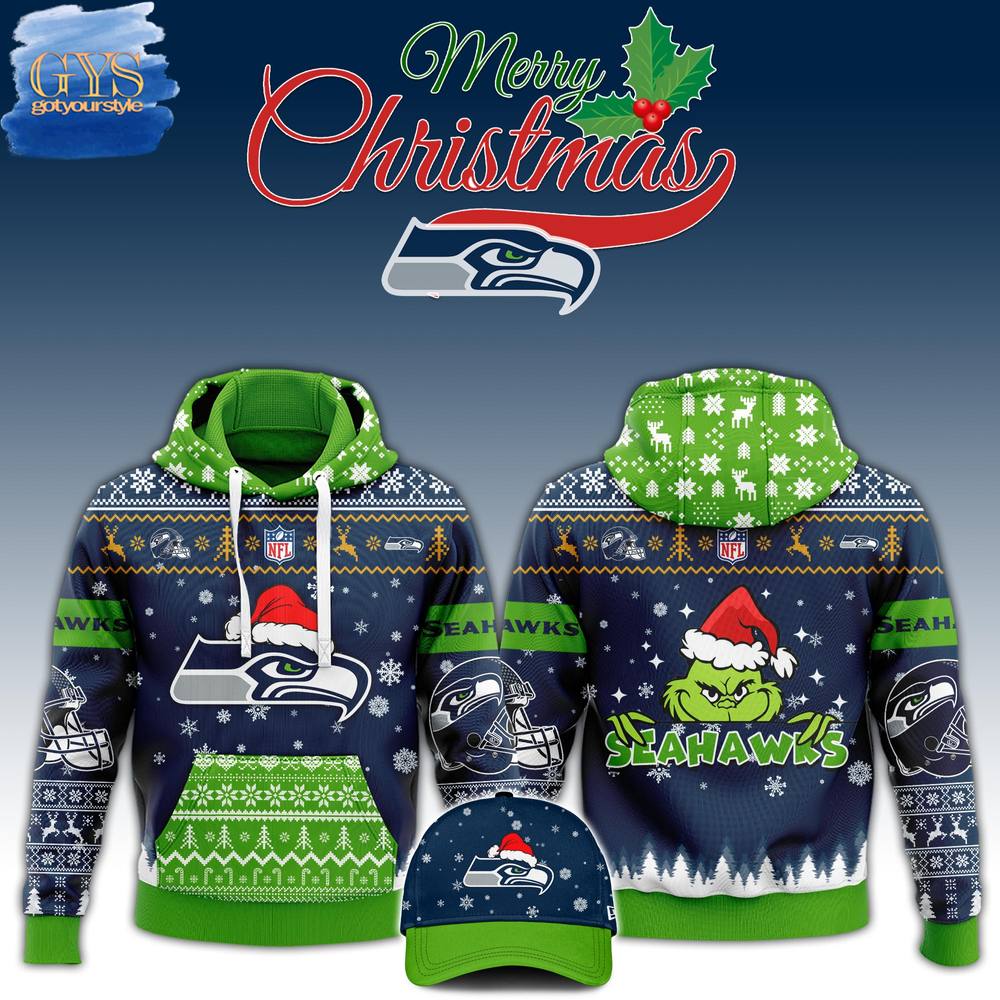 Seattle Seahawks 2024 Christmas Limited Edition Hoodie 1