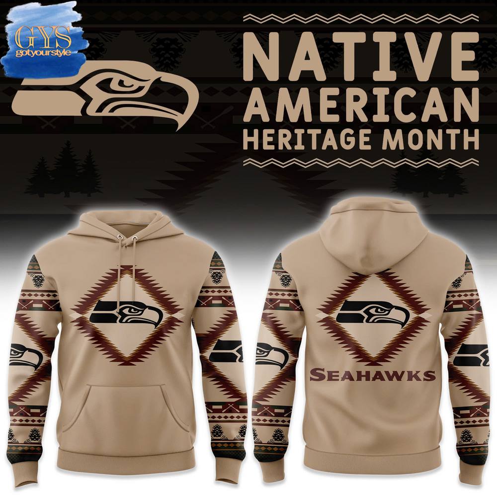 Seattle Seahawks NFL x National Native American Heritage Month Limited Edition Hoodie 1