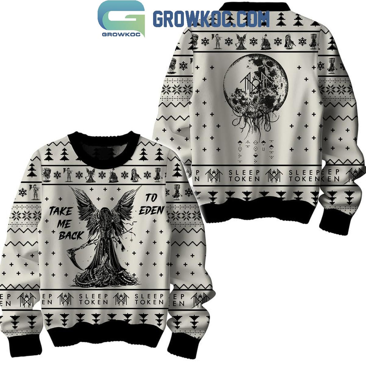 Sleep Token Take Me Back To Eden In Christmas 2024 Ugly Sweater 1 bxjMk