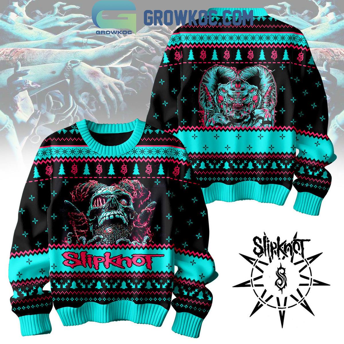 Slipknot The Devil In I Christmas Ugly Sweater 1 uJwVb