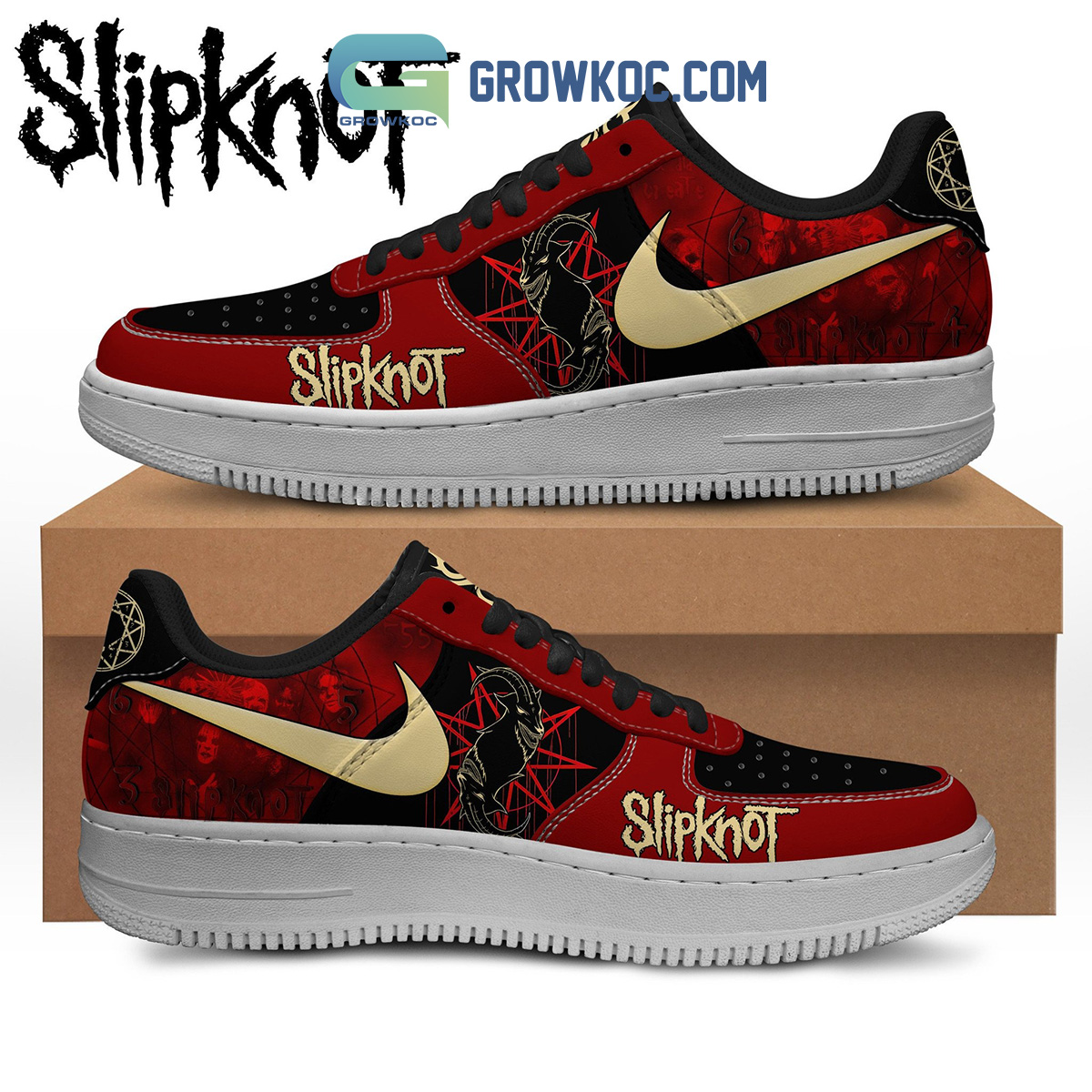 Slipknot Wait And Bleed Fan Air Force 1 Shoes2B1 vRkbU