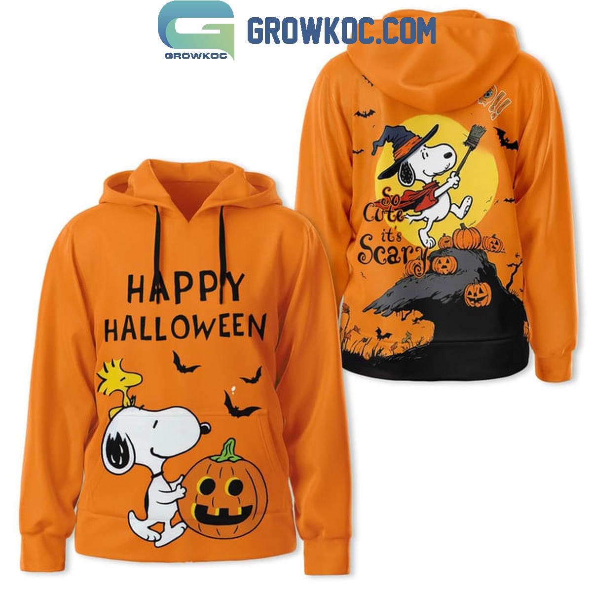 Snoopy Happy Halloween So Cute Its Scary Hoodie T Shirt 1 1QBNs