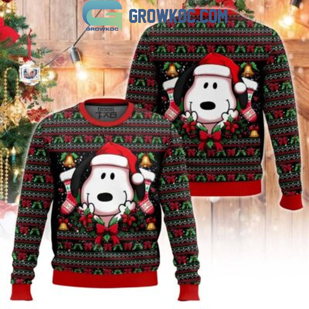 Snoopy Is Waiting For Christmas Ugly Sweater 1 BpXyL