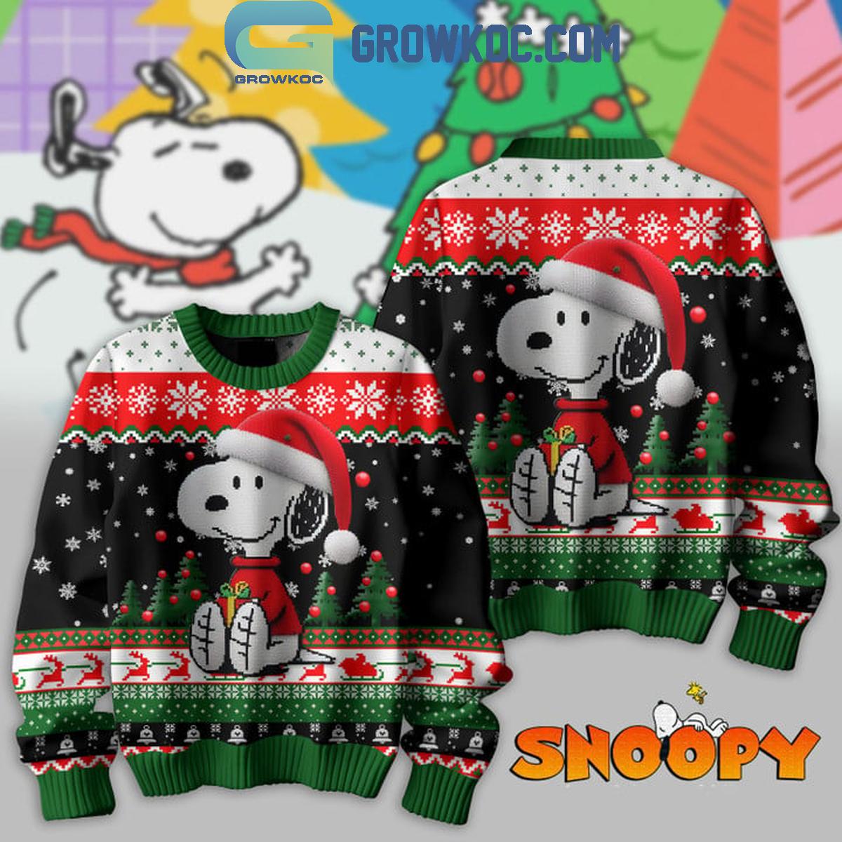 Snoopy Merry Peanuts Christmas Ugly Sweater 1 JP3CI