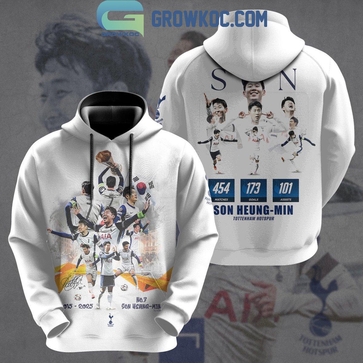 Son Heung Min Tottenham Hotspur 2025 Hoodie Shirt 1 ZZkbf