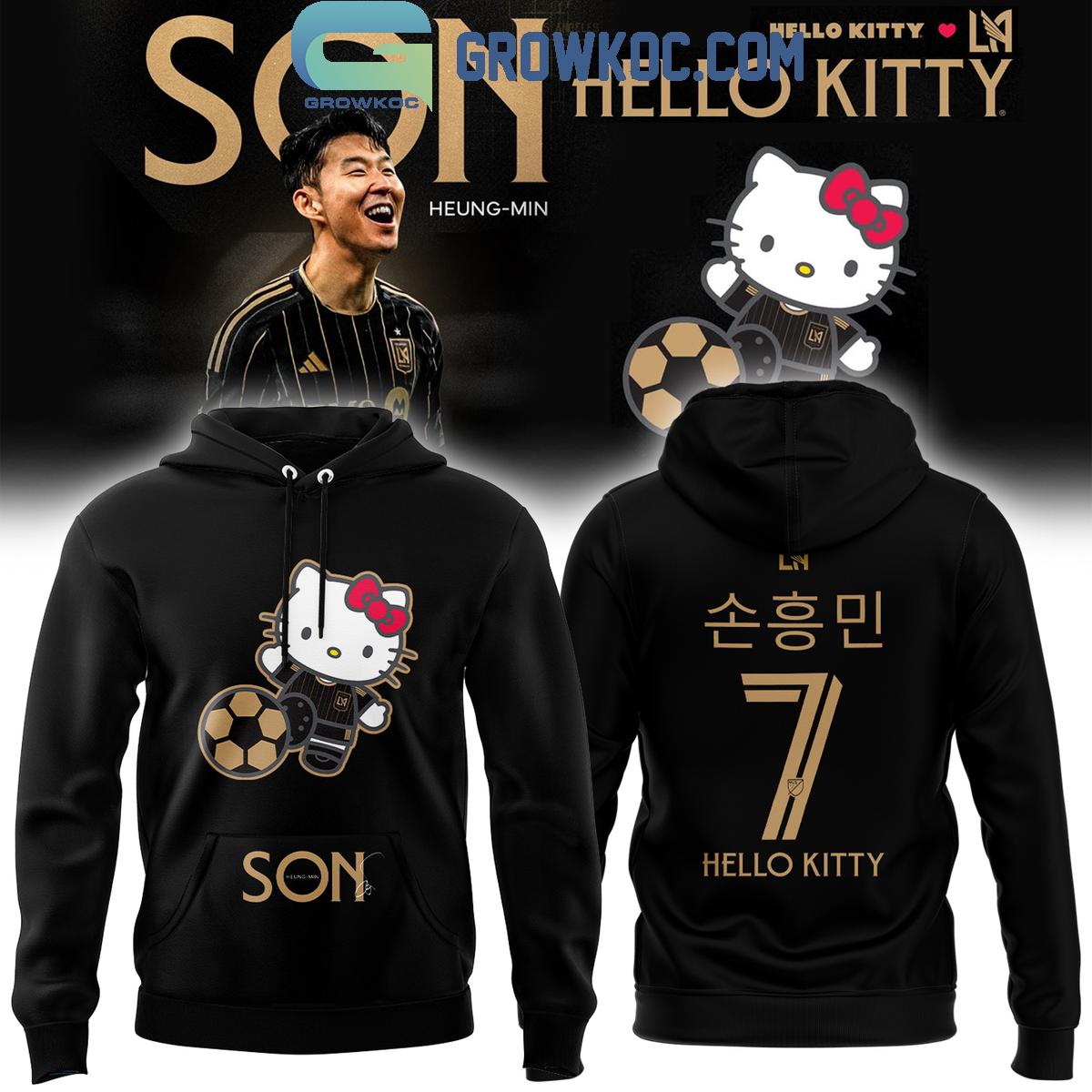 Son Heung Min x Hello Kitty Los Angeles FC Hoodie Shirt 1 D8wwD