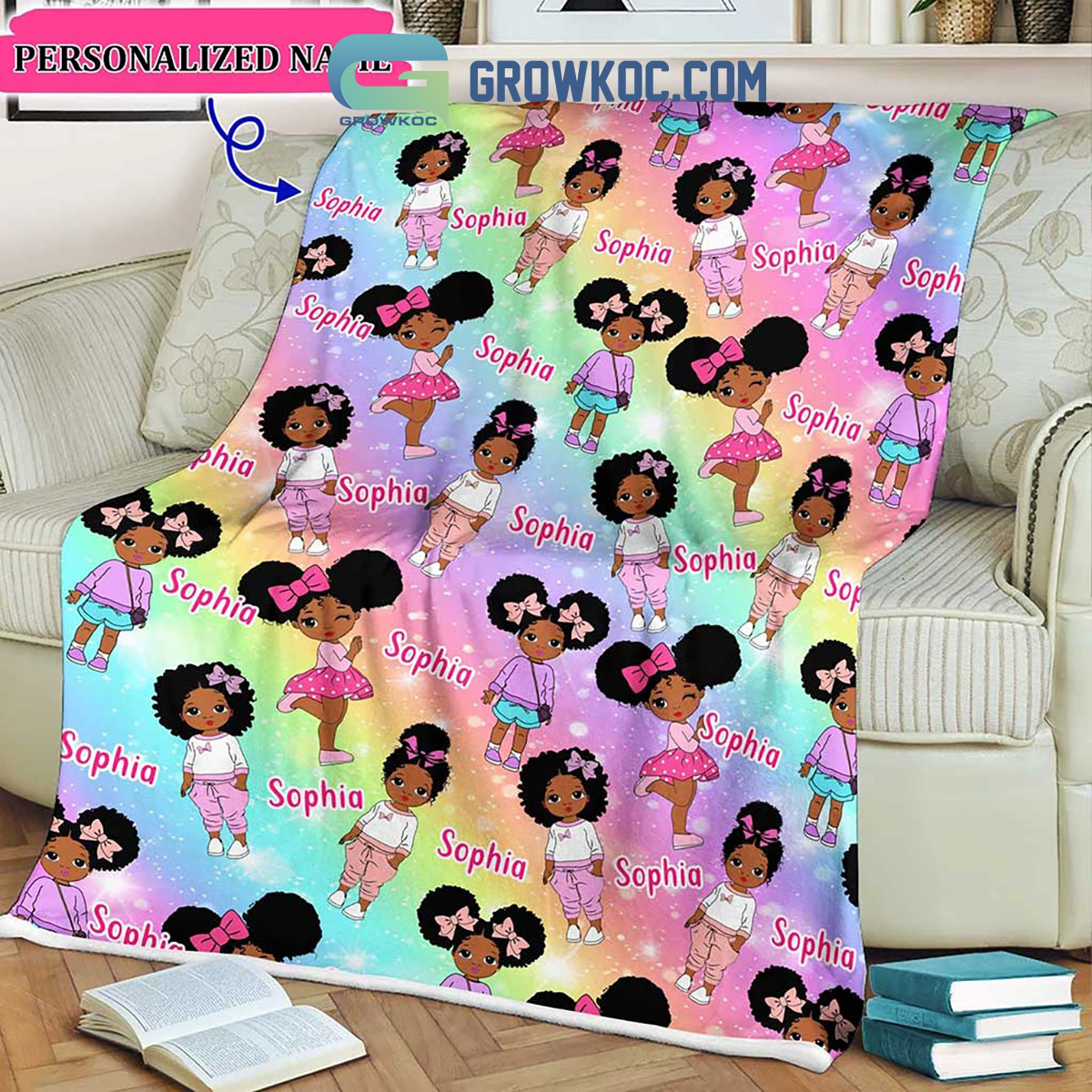 Sophia Character Fan Love Fleece Blanket Quilt2B1 xsUUz
