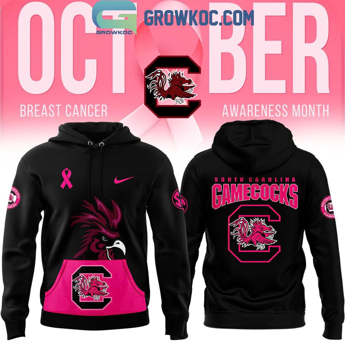 South Carolina Gamecocks Crucial Catch Club Breast Cancer 2024 Hoodie T Shirt 1 bj4Dl