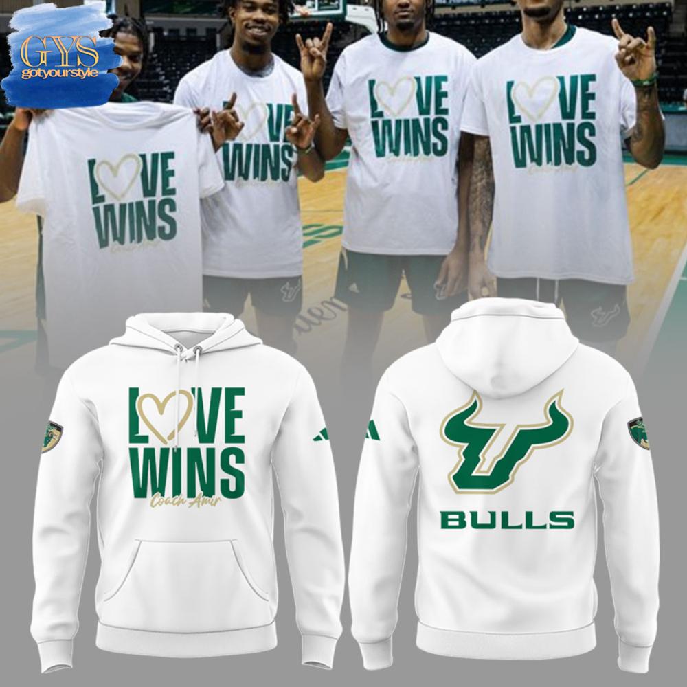 South Florida Bulls Love Wins Limited Edition Hoodie 1