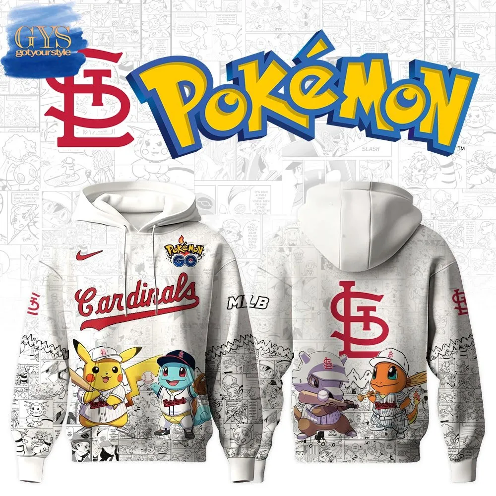 St Louis Cardinals x Pokemon GO Special Edition Hoodie 1