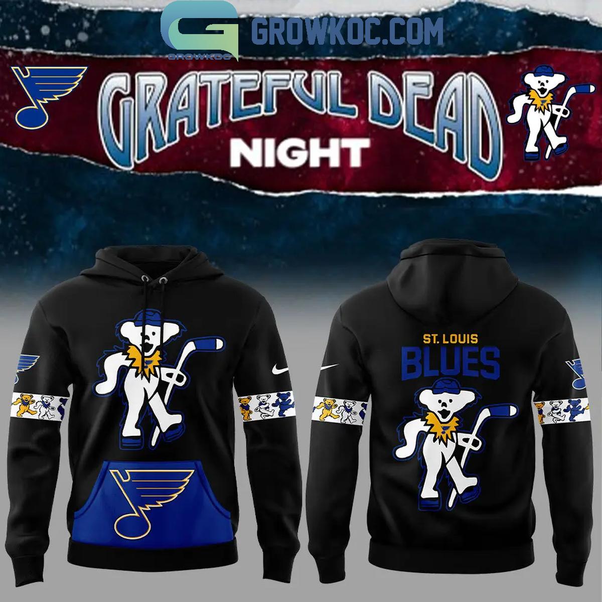 St. Louis Blues Celebrating The Memories Of Grateful Dead Night Hoodie T Shirt 1 ejl0H