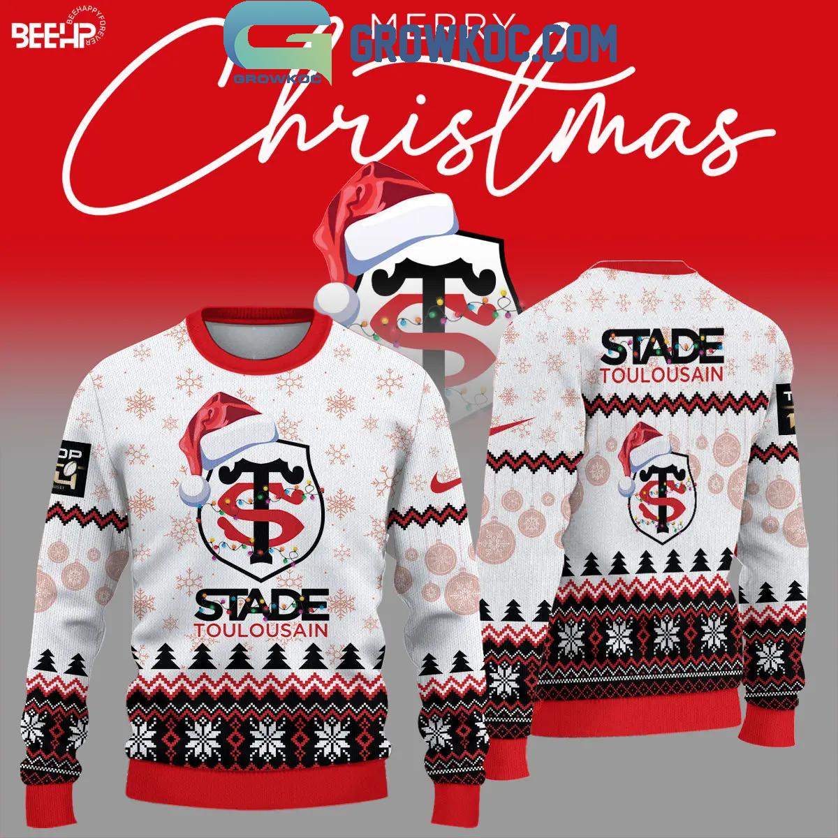 Stade Toulousain 2024 Merry Christmas And Happy New Year 2025 Ugly Sweater 1 HPJ2t