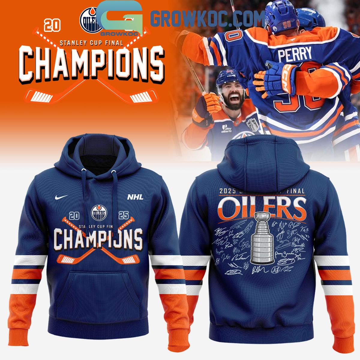 Stanley Cup 2025 Champions Edmonton Oilers Hoodie T Shirt 1 X3s2v
