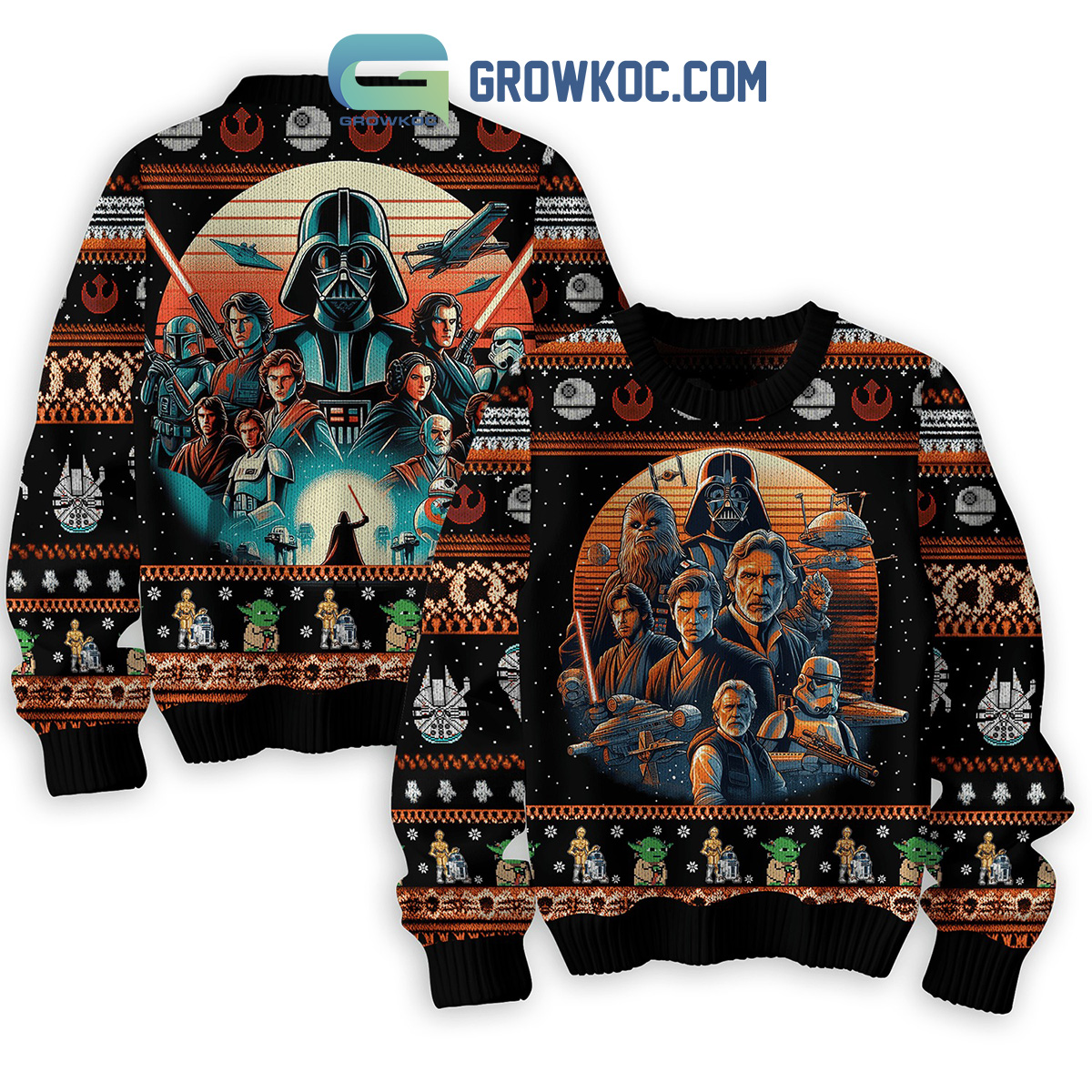 Star Wars May The Jedi Be With You Ugly Sweater2B1 Va4Tb
