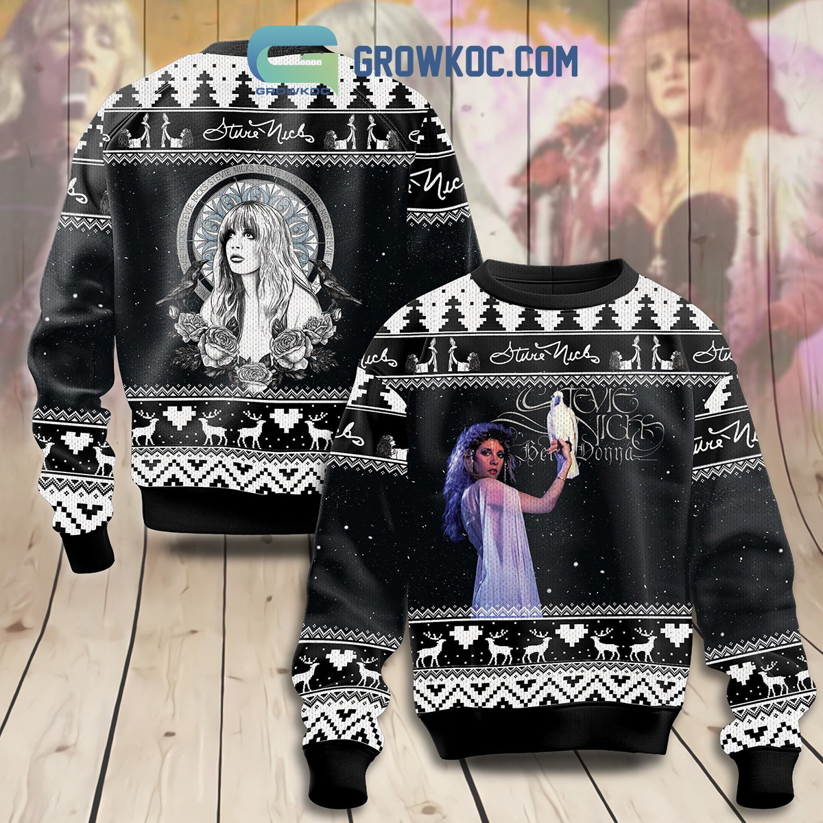 Stevie Nicks Fan Ugly Sweater2B1 B8O6g