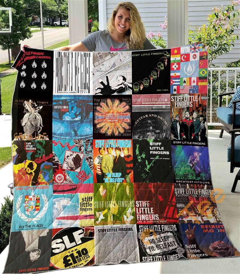 Stiff Little Fingers Quilt Blanket Bedding Set 0