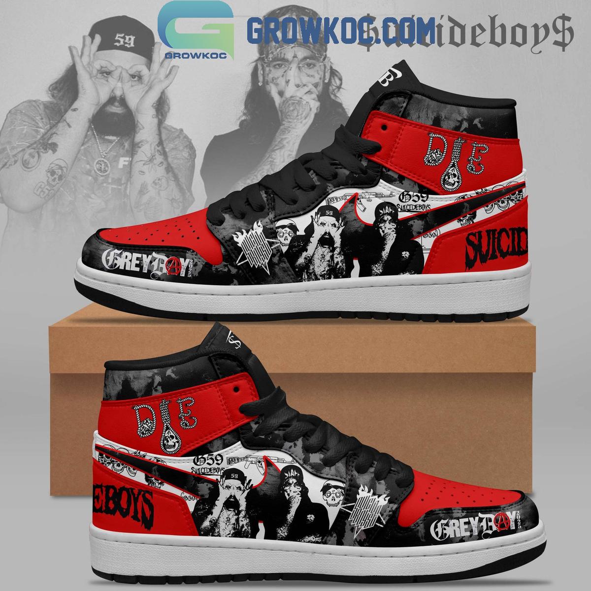 Suicideboys Grey Day Black Red 2025 Air Jordan 1 Shoes 1 YH0S6