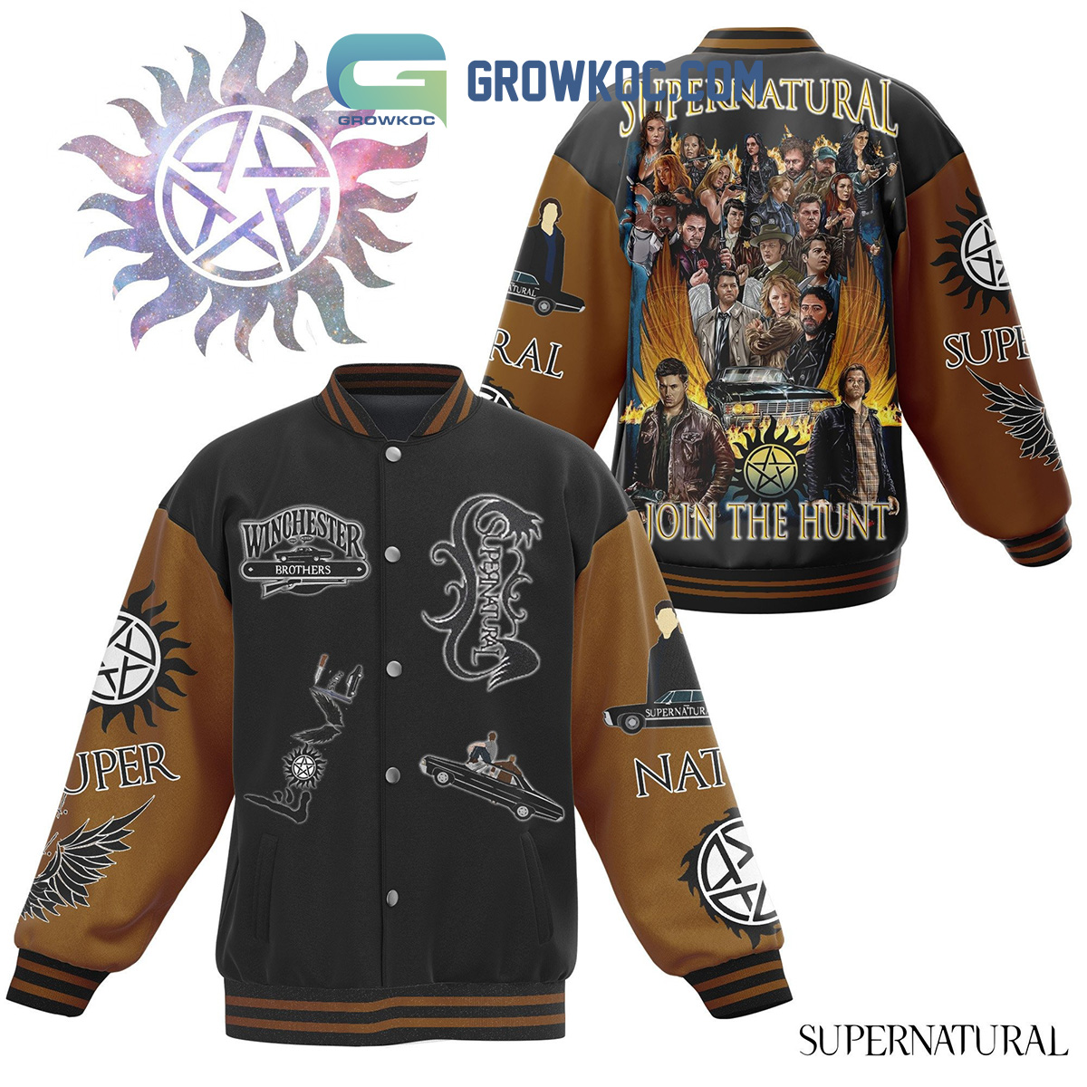Supernatural Love Join The Hunt Fan Basketball Jacket2B1 pUeHN