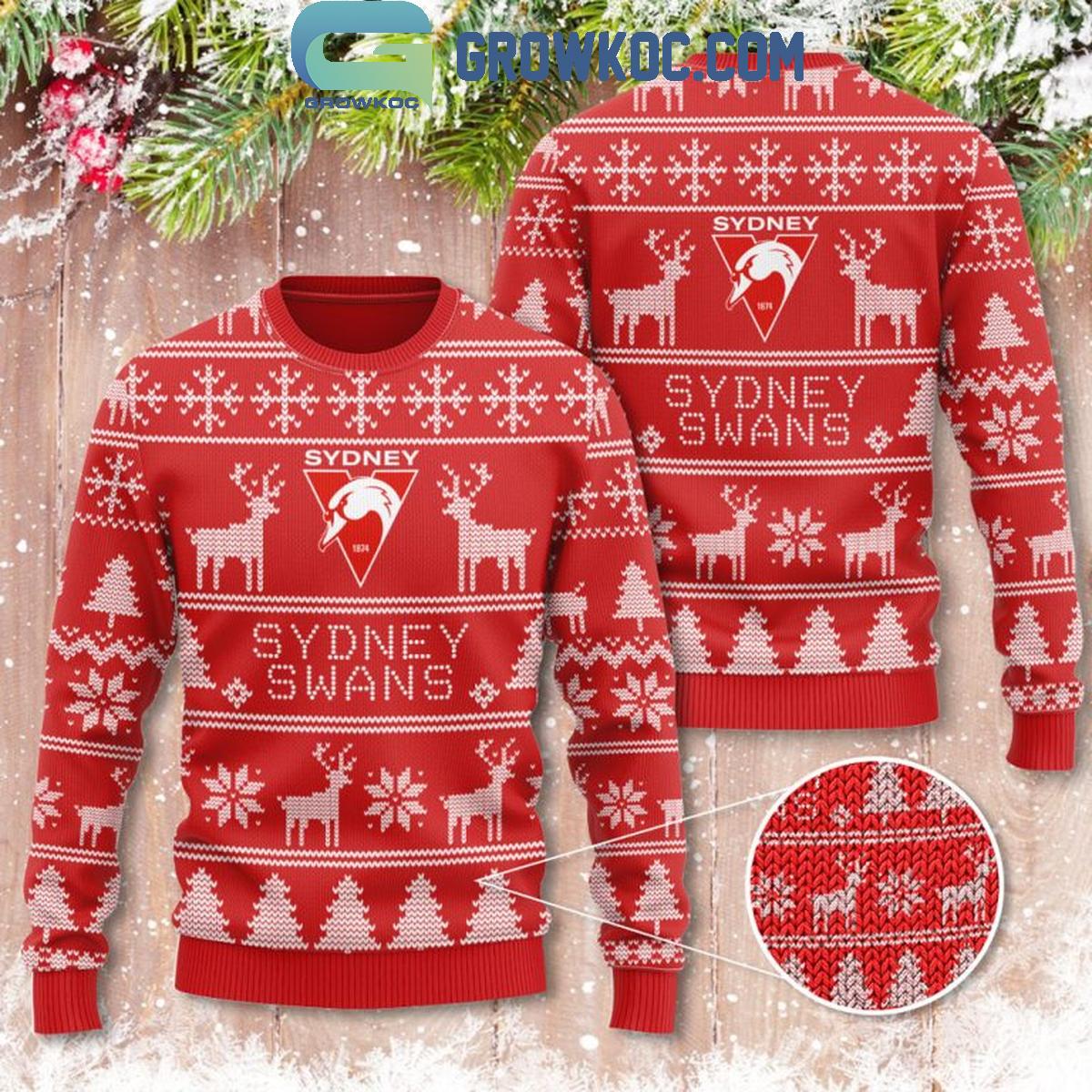 Sydney Swans Christmas 2024 Ugly Sweater 1 3ge82