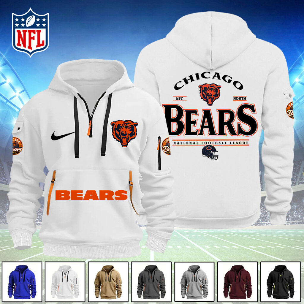 TANTN16107 2D Quarter Zip Hoodie Chicago Bears 1024x1024 1