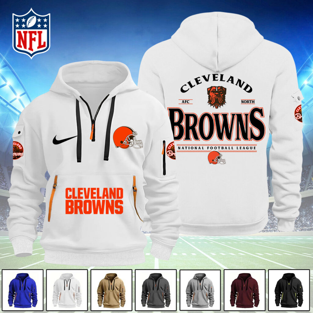 TANTN16109 2D Quarter Zip Hoodie Cleveland Browns 1024x1024 1