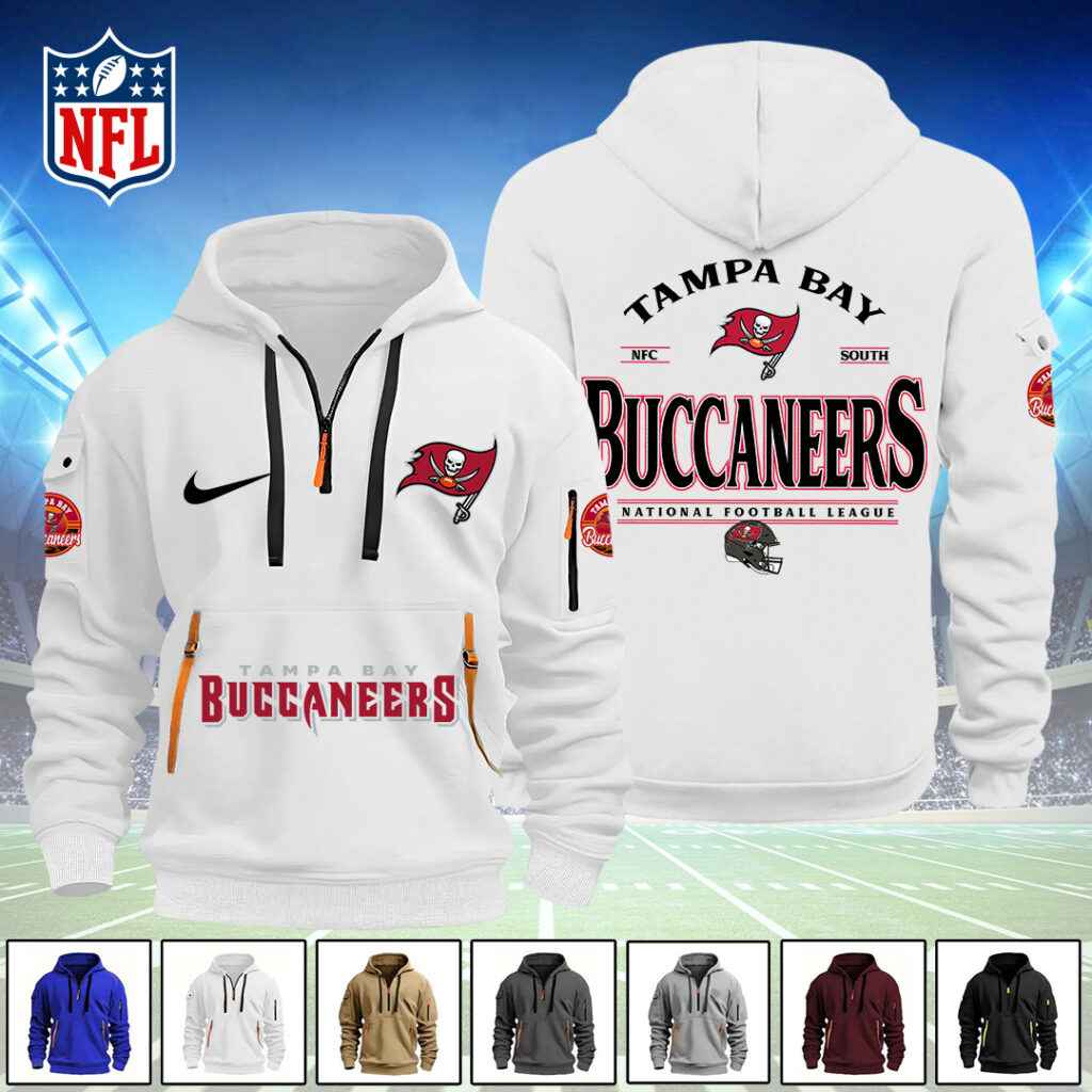 TANTN16131 2D Quarter Zip Hoodie Tampa Bay Buccaneers 1024x1024 1