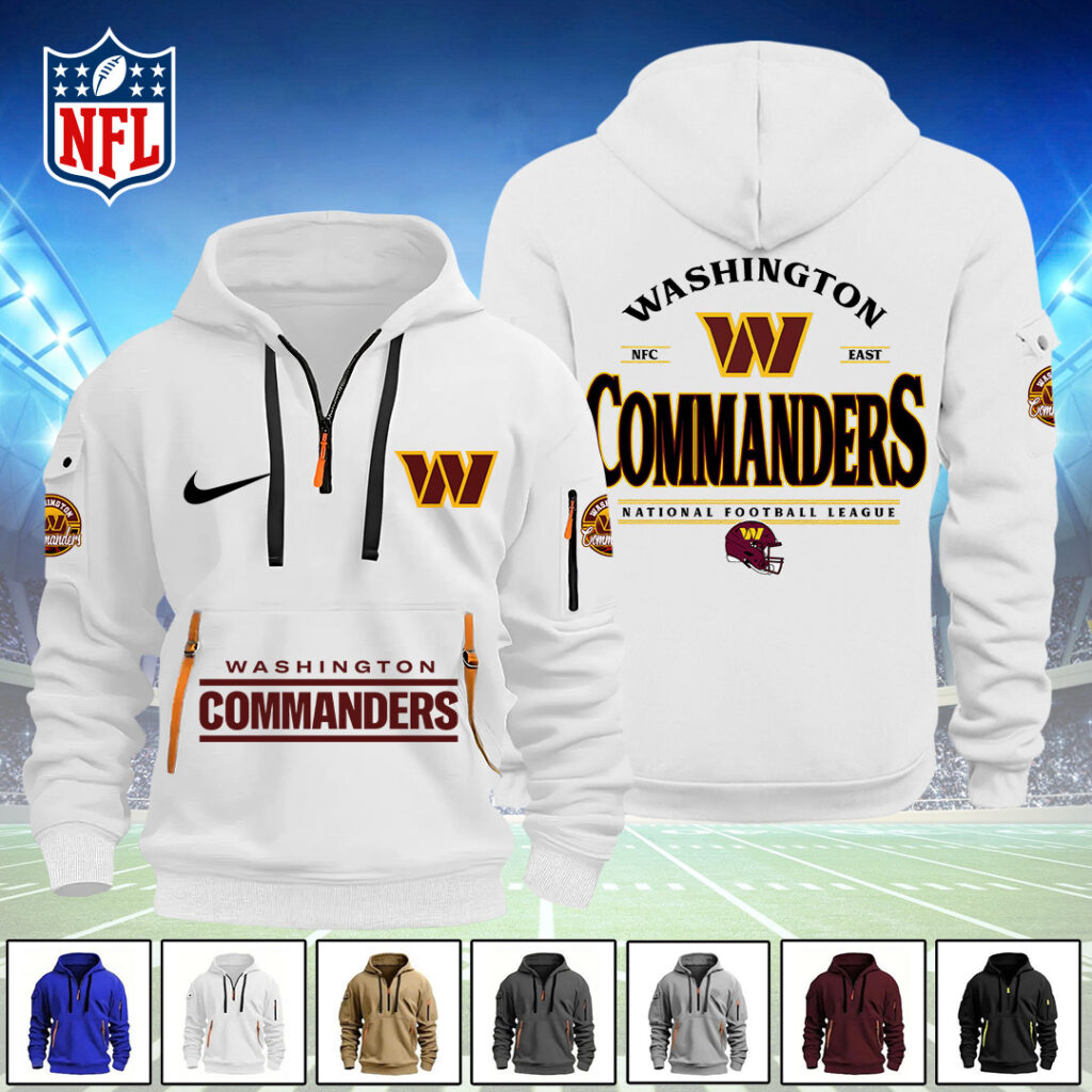 TANTN16133 2D Quarter Zip Hoodie Washington Commanders 1024x1024 1
