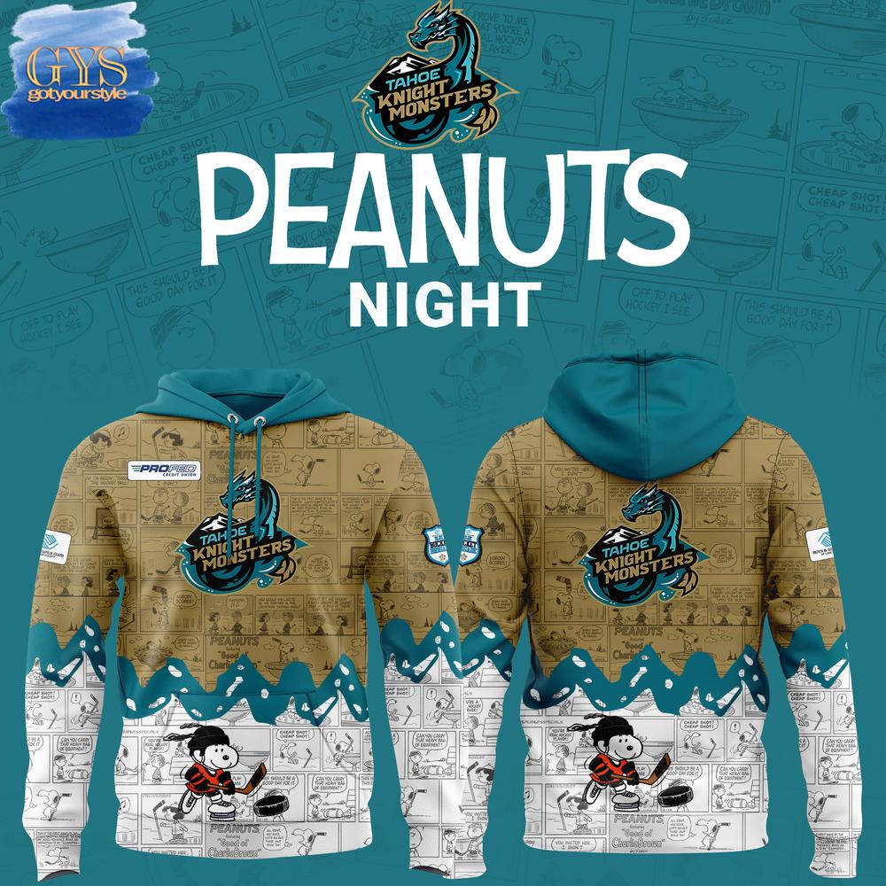 Tahoe Knight Monsters 75th Anniversary of Peanuts Hoodie 1