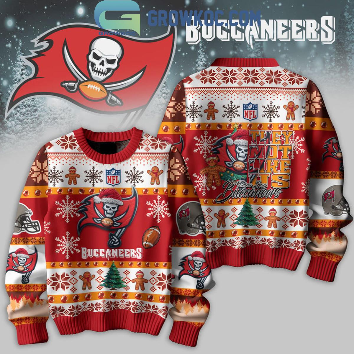 Tampa Bay Buccaneers Football They Not Like Us Christmas Ugly Sweater 1 krRwi