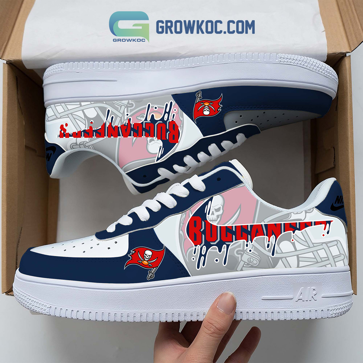 Tampa Bay Buccaneers Team Logo Fan Air Force 1 Shoes2B1 0PCfJ