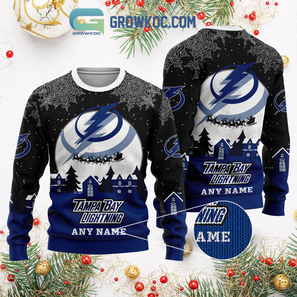 Tampa Bay Lightning NHL Merry Christmas Personalized Ugly Sweater2B1 CnhcD